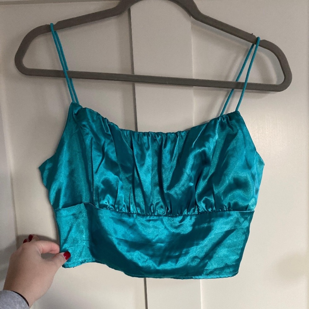 Blue tank top